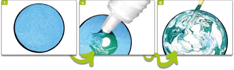 Bases de hielo con efecto profundidad - Tutorial de pintura